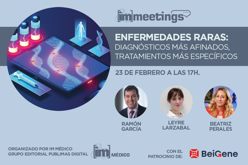 We participated in the IMMeeting organized by IMMédico to talk about rare diseases, their diagnosis and treatment,